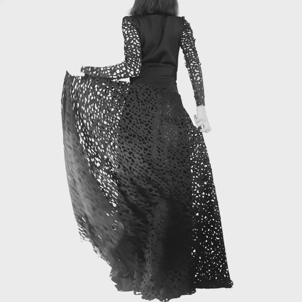 Extravagant Long Skirt Dress, Ball Skirt Dress, Cocktail Skirt, Christmas New Year  Gothic Skirt, High Skirt, Circle Skirt, Wedding  Skirt